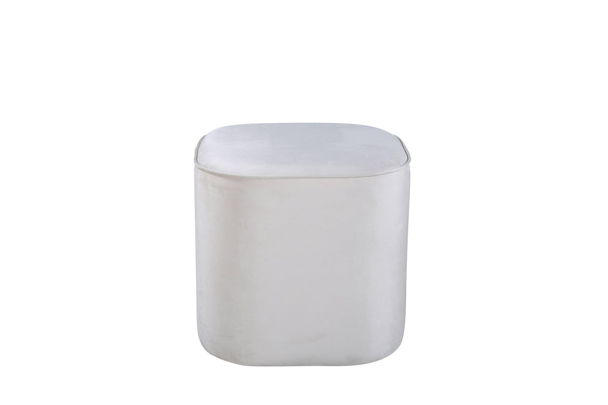 Piff Pouf ø44 ⌀44 White