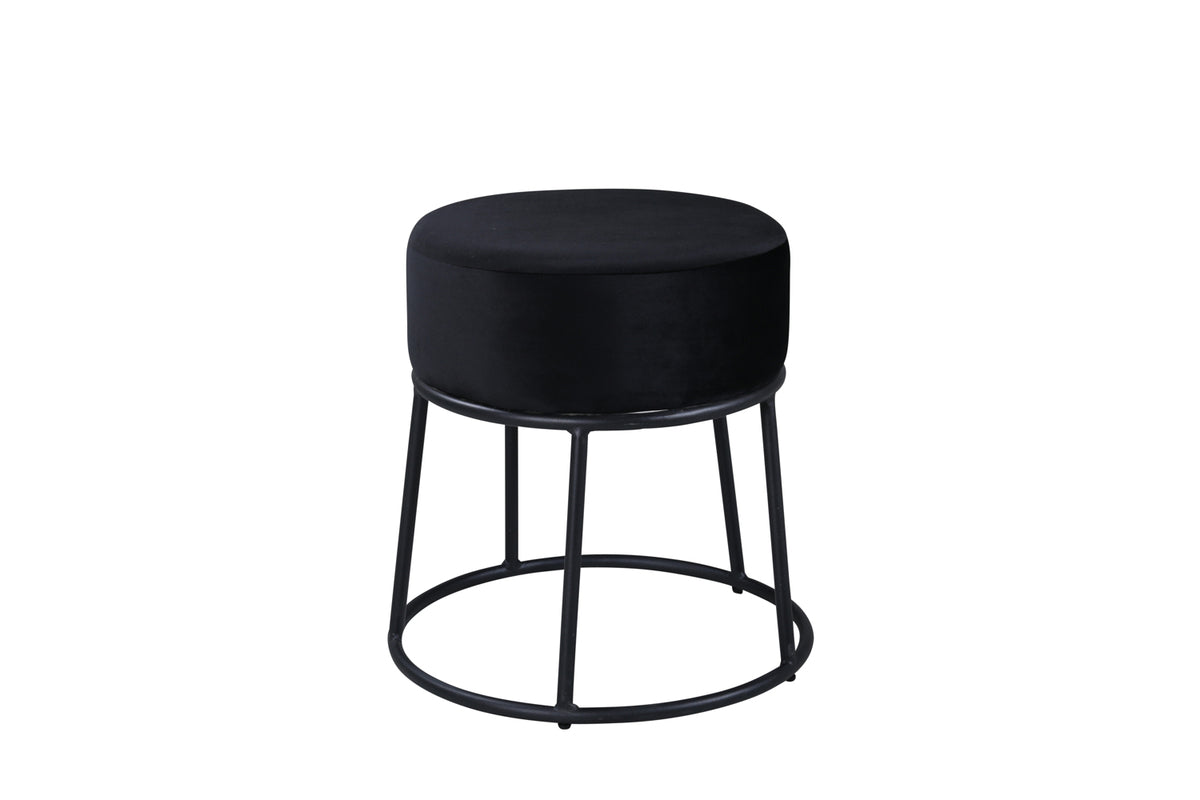 Petra Pouf ø46 ⌀46 Black