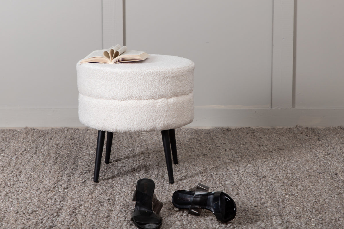Pot Pouf ø40 ⌀40 White