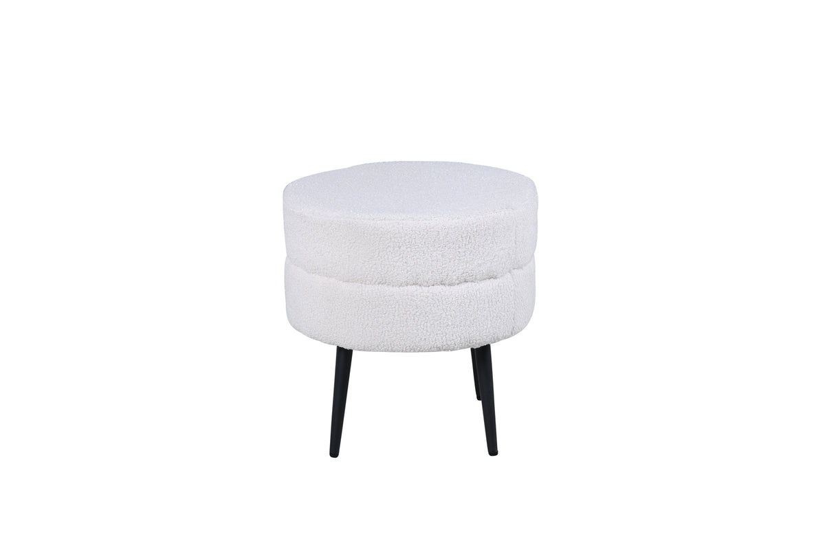 Pot Pouf ø40 ⌀40 White