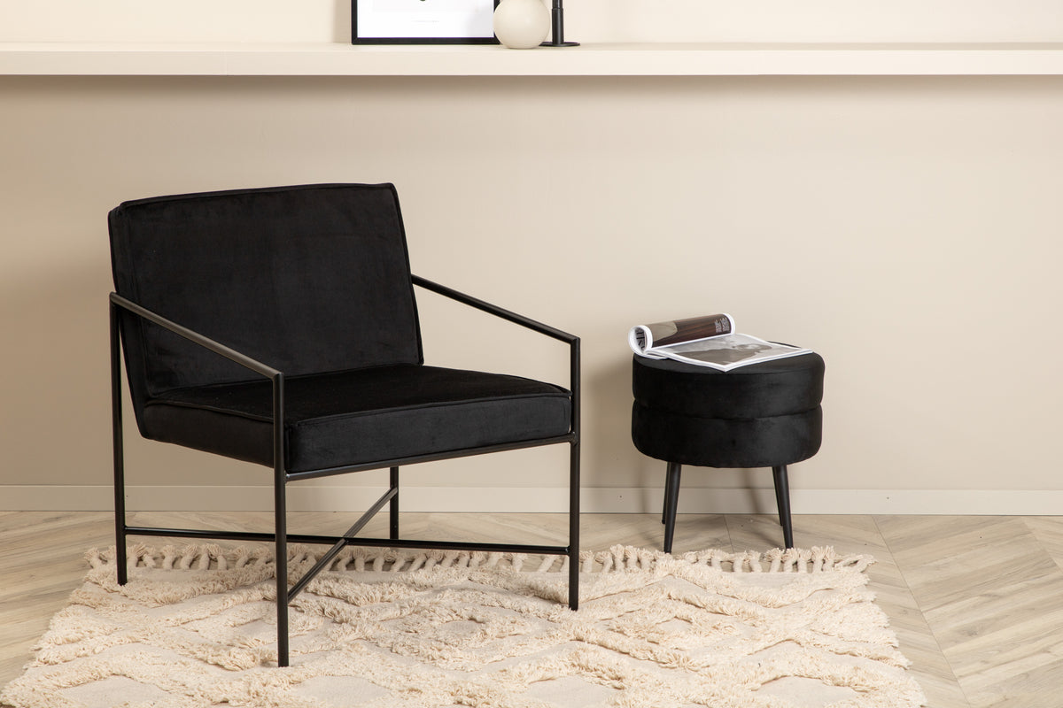 Rakel Armchair Black