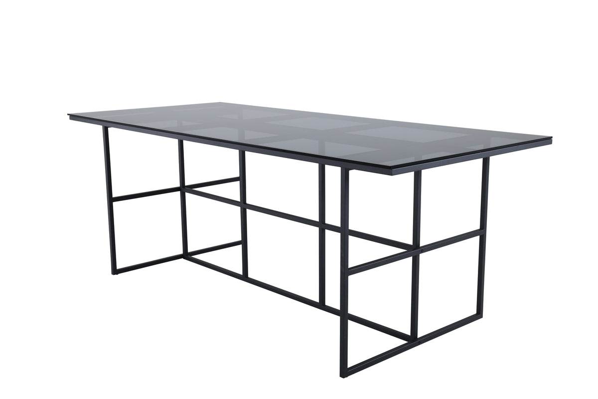 Leif Rectangular Dining Table 200 x 90 Black