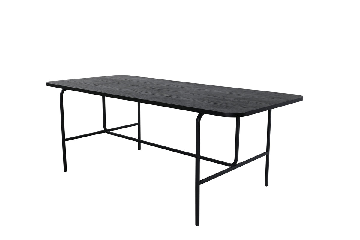 Uno Rectangular Dining Table 200 x 90 Black