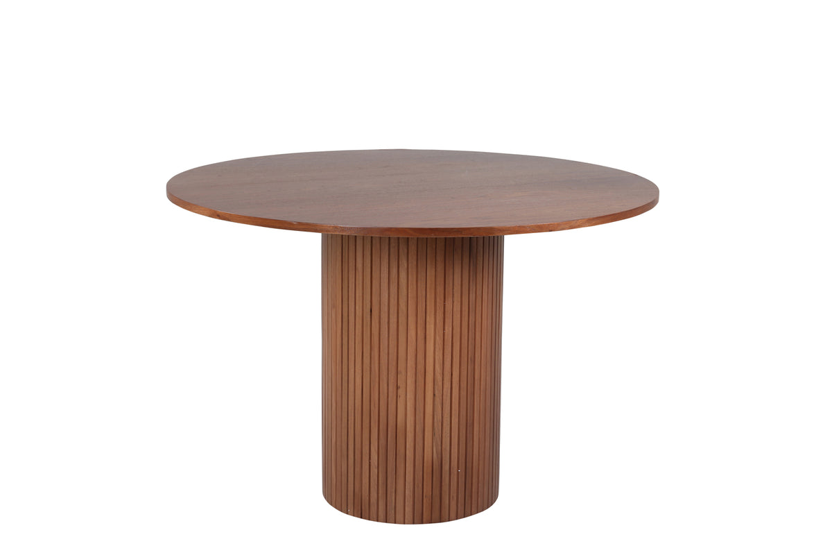 Bianca Round Dining Table ⌀110 Walnut