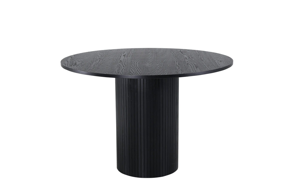 Bianca Round Dining Table ⌀110 Black
