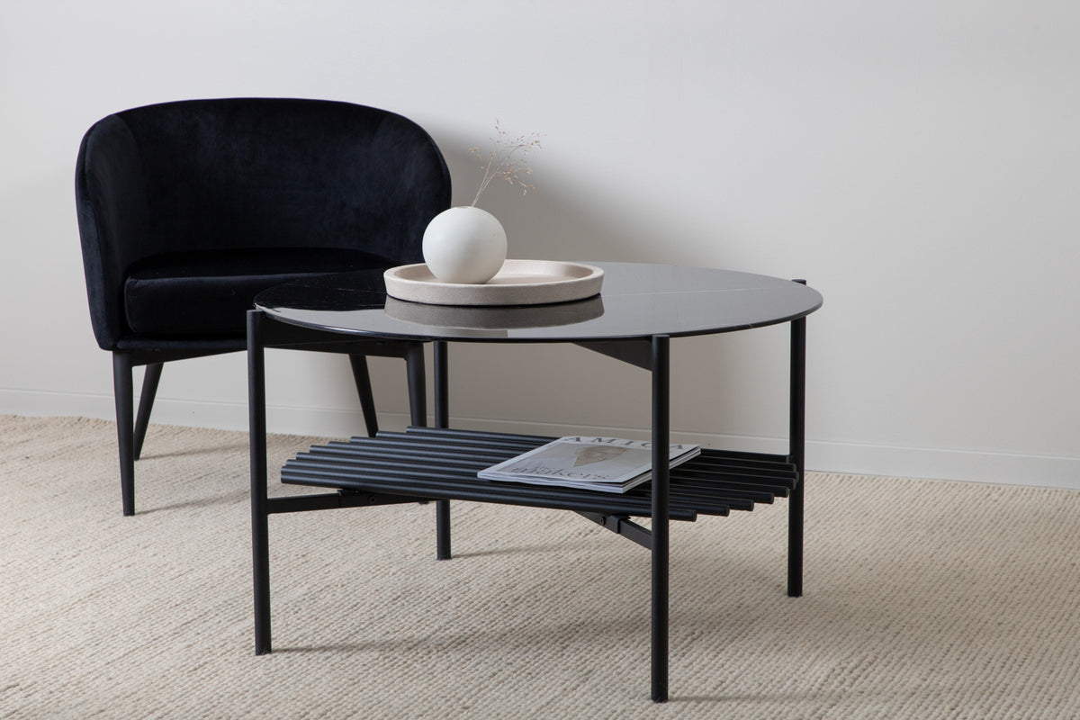 Coffee table ø80 Black