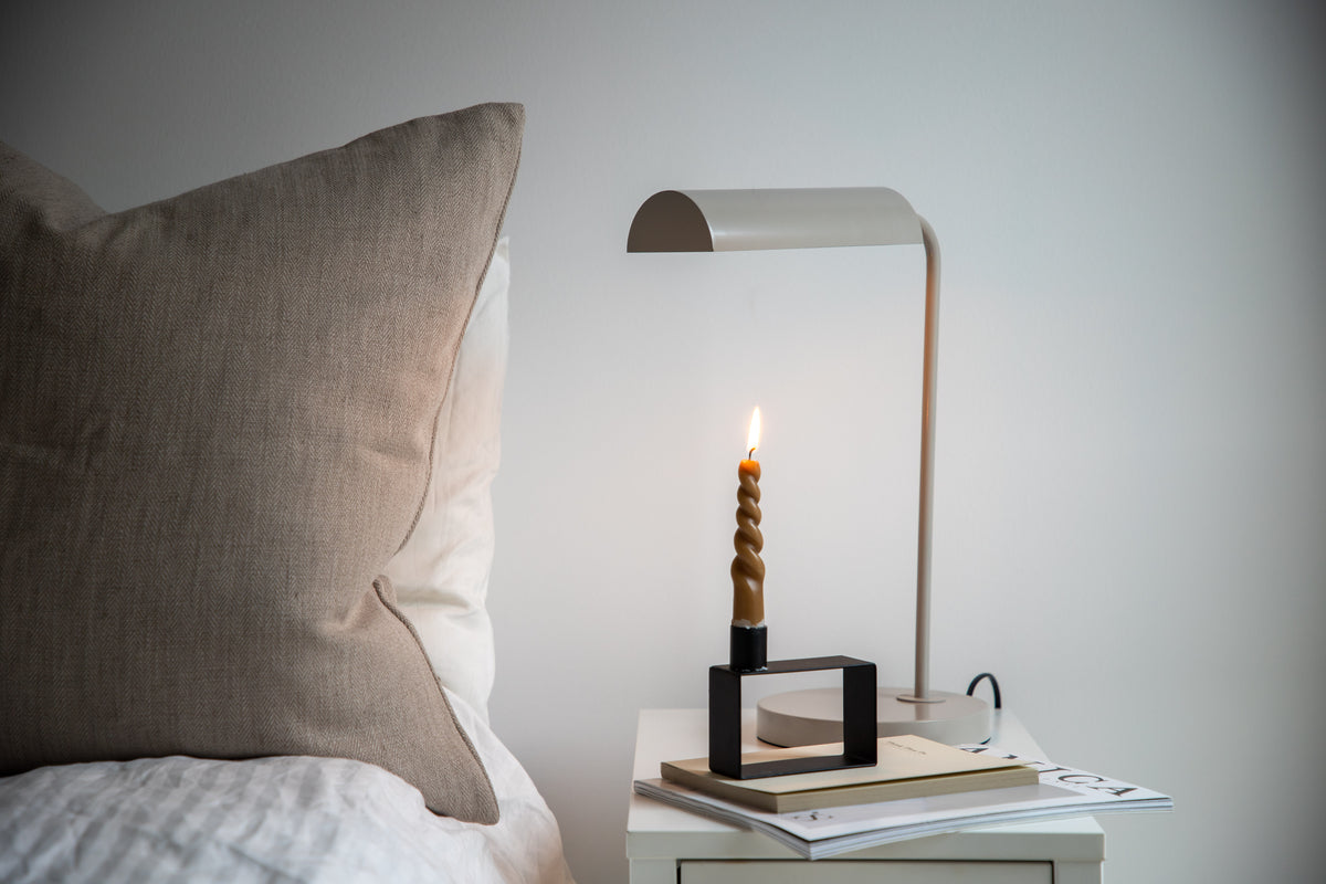 Harmonica Table Lamp Beige