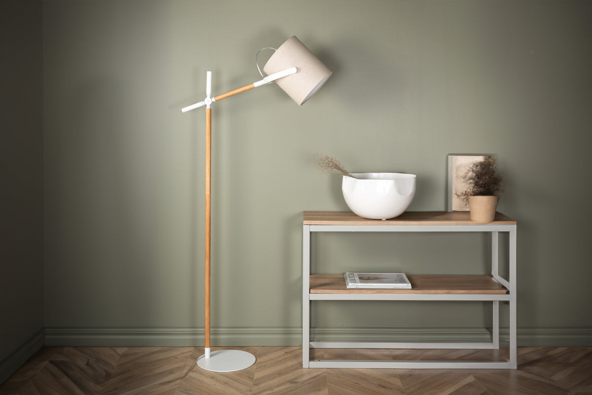 Dennis Floor Lamp Beige