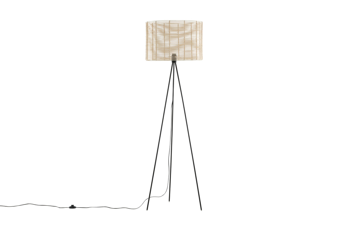 Fence Floor Lamp Black