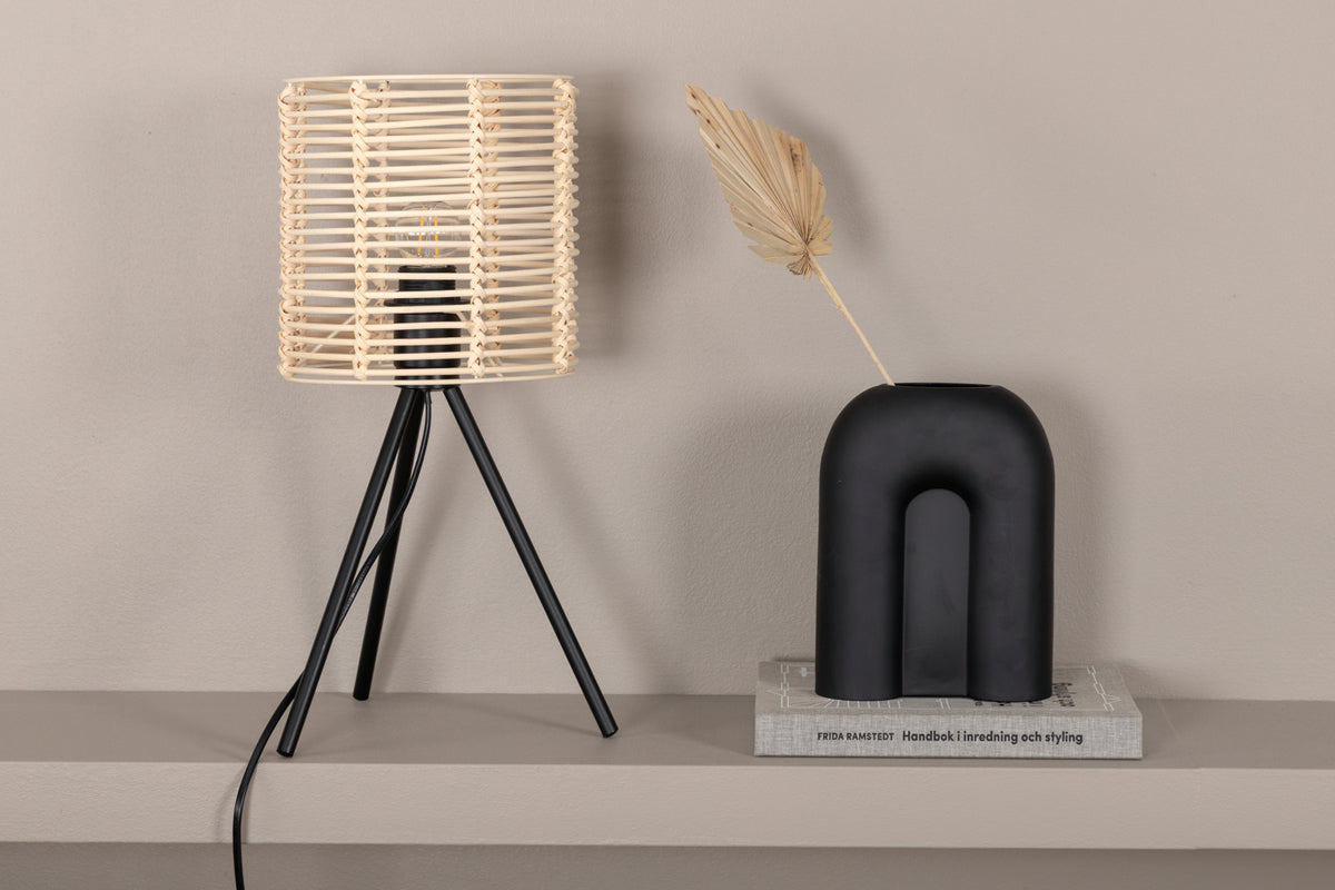 Fence Table Lamp Black