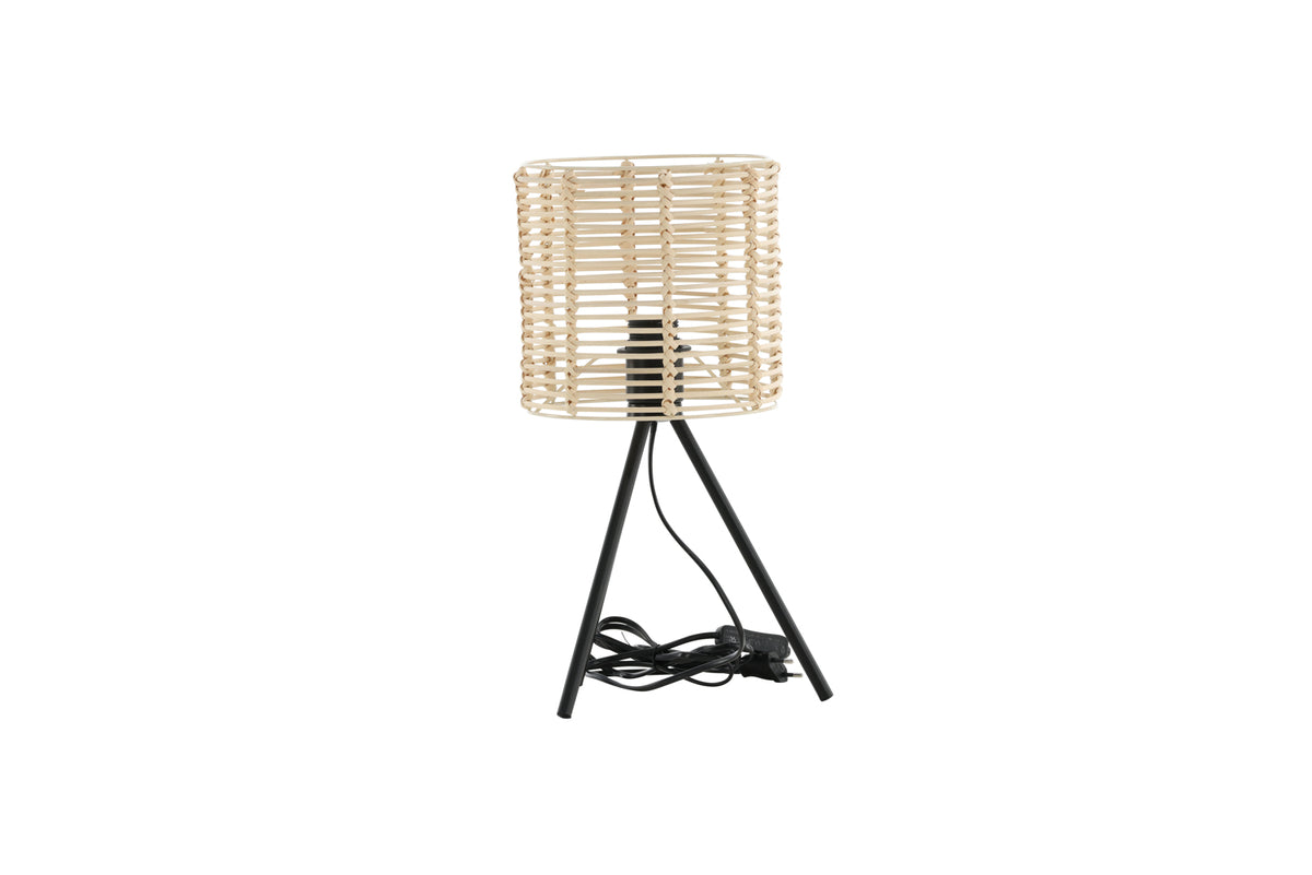Fence Table Lamp Black