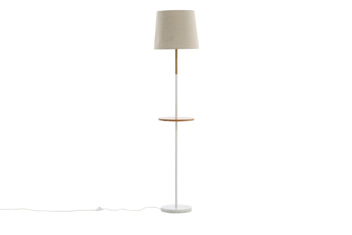 Hattman Floor Lamp Beige