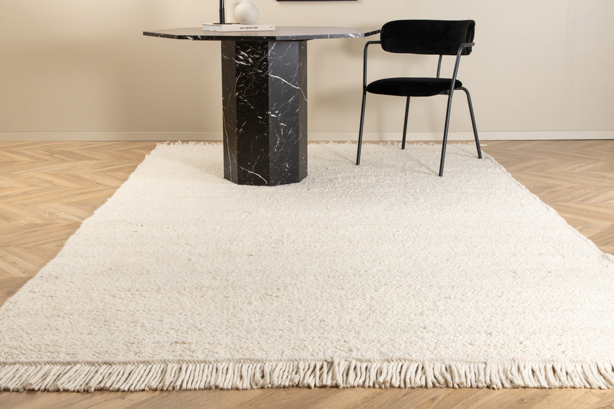 Rectangular Rugs 300 x 200 White