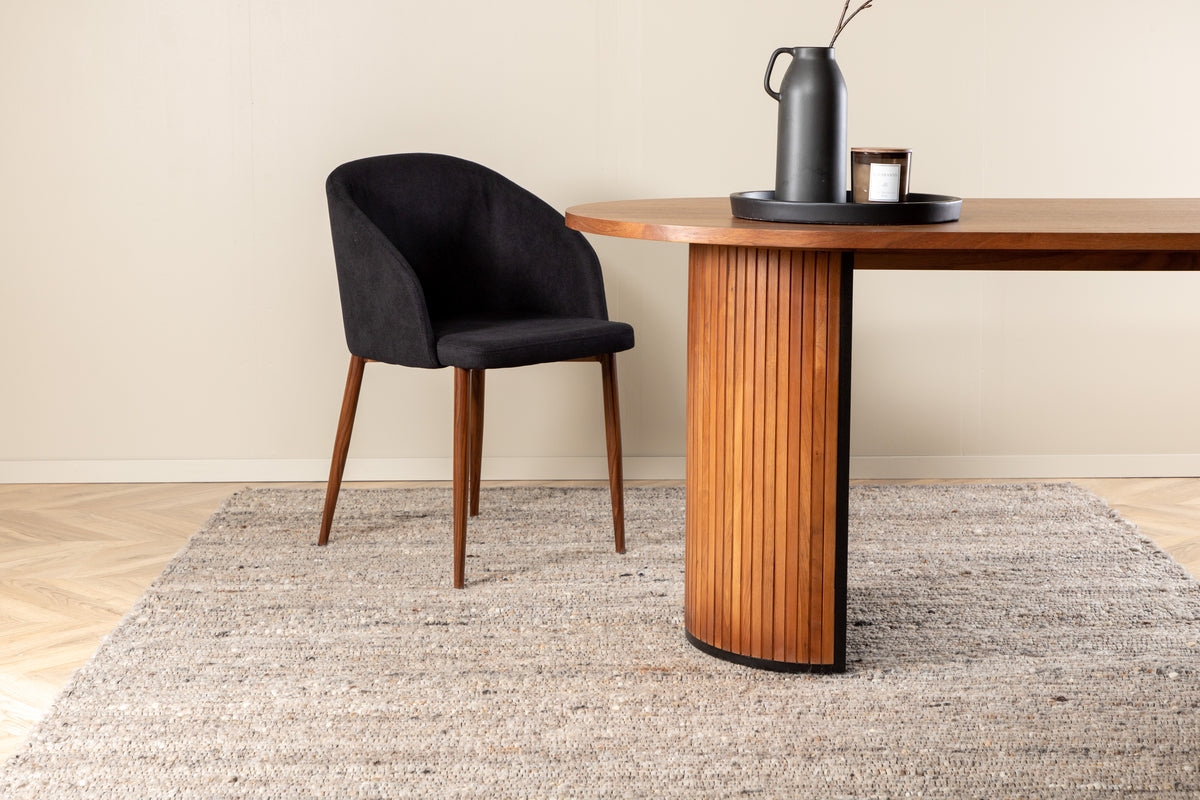 Loump Rectangular Carpet 230 x 160 Grey