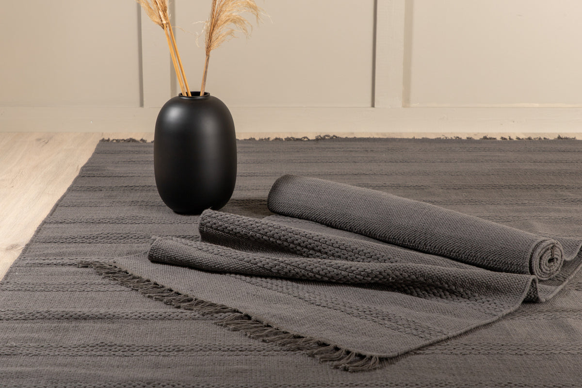 Nico Rectangular Carpet 300 x 200 Grey