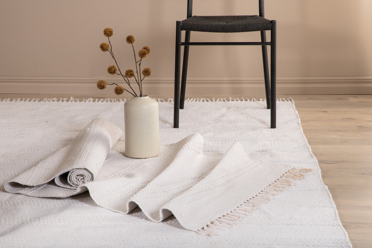 Nico Rectangular Carpet 250 x 80 Offwhite