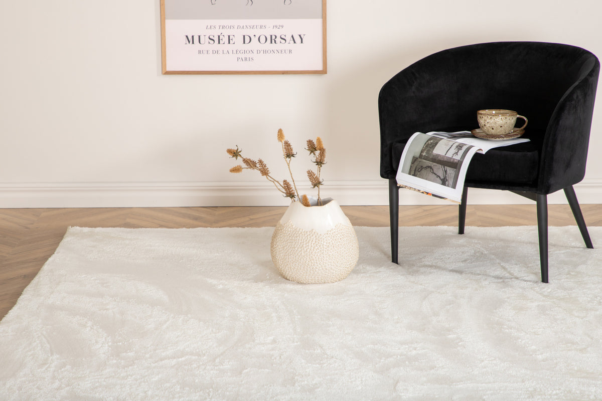 Blanca Rectangular Carpet 230 x 160 White