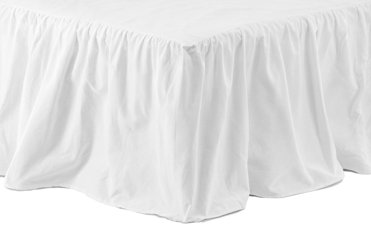 Pixy Bed Skirt 200 x 180 White