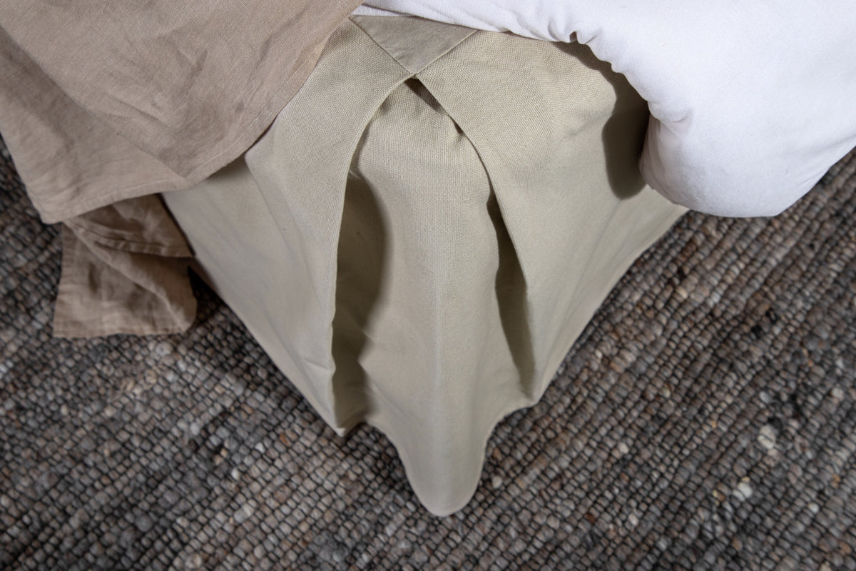 Ziggy Bed Skirt 200 x 180 Beige