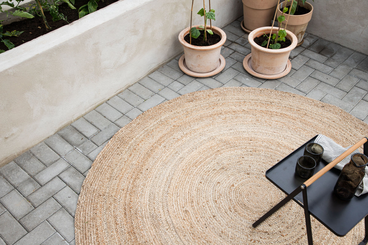 Oliver Round Carpet ⌀200 Nature