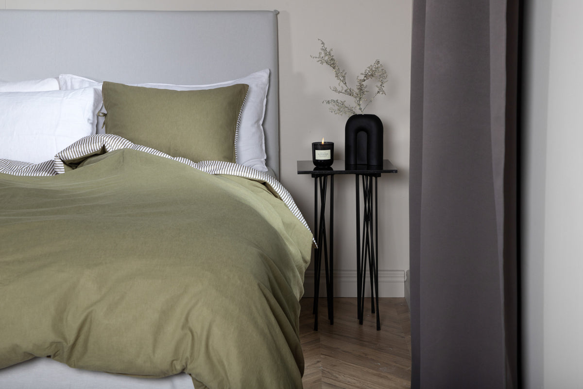 Jenna Bed Set 200 x 150 Moss Green