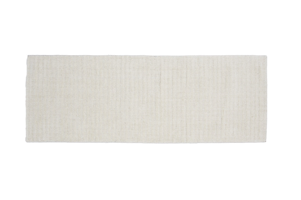 Milton Rectangular Carpet 72 x 200 White