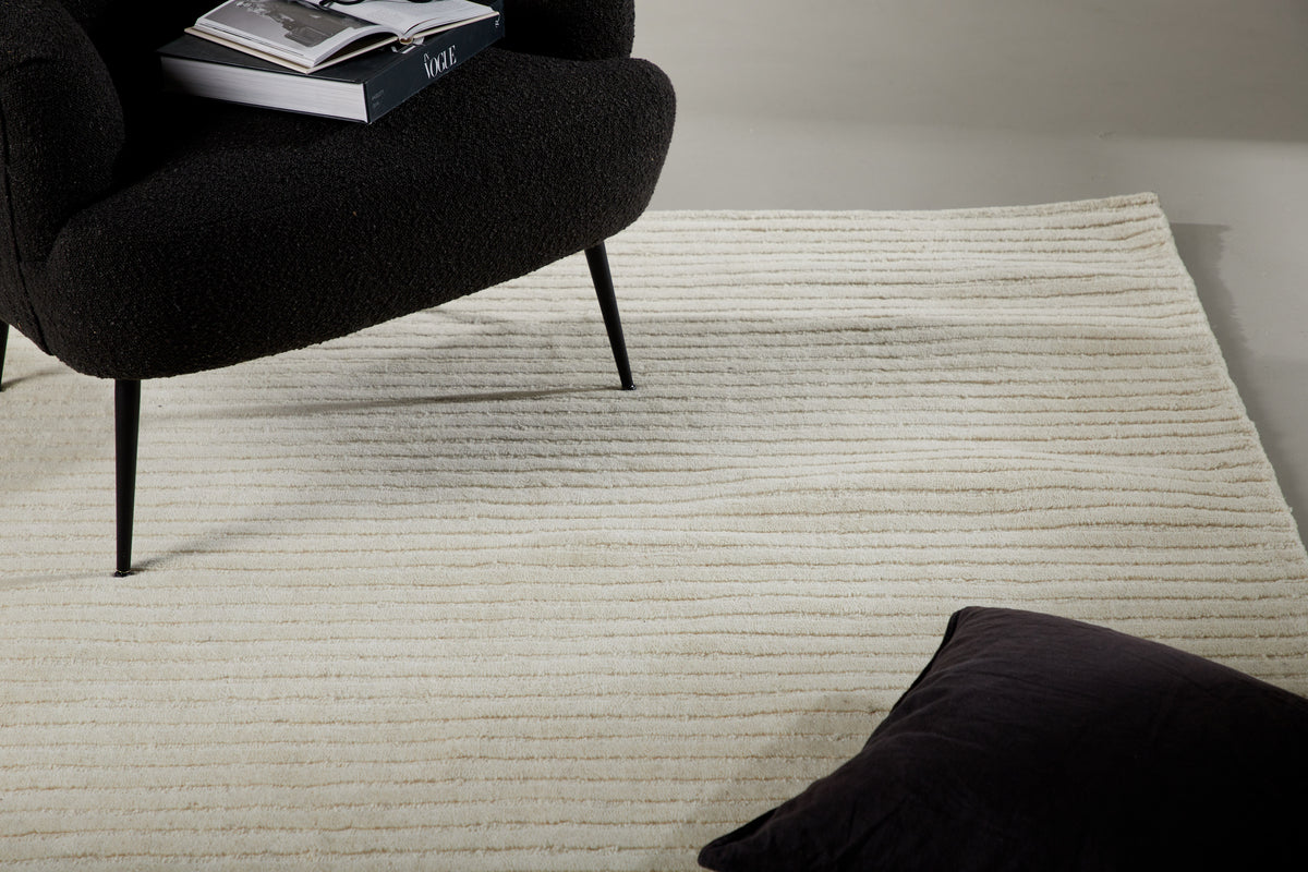 Milton Rectangular Carpet 300 x 200 White