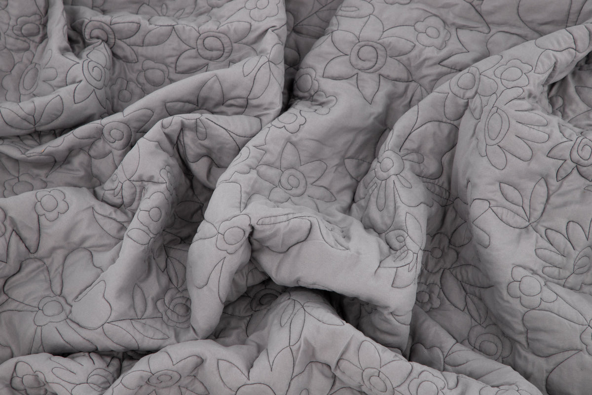 Bedspread 250 x 150 Light Grey