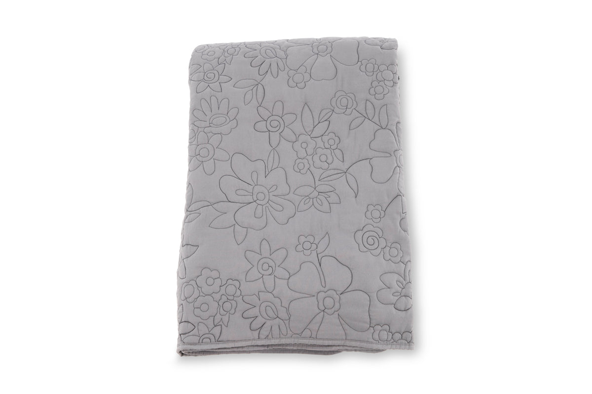 Niki Bedspread 260 x 260 Light Grey