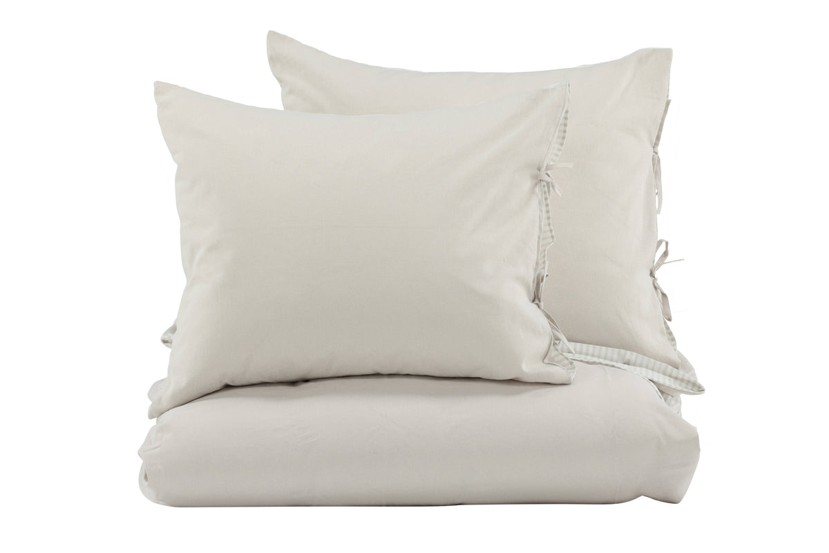 Jenna Bed Set 220 x 240 Light Grey