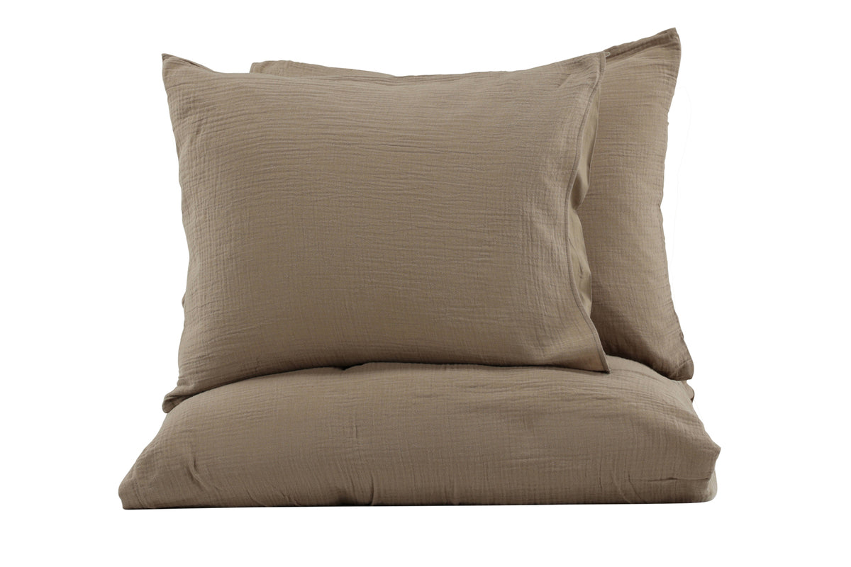 Mila Bed Set 220 x 240 Brown