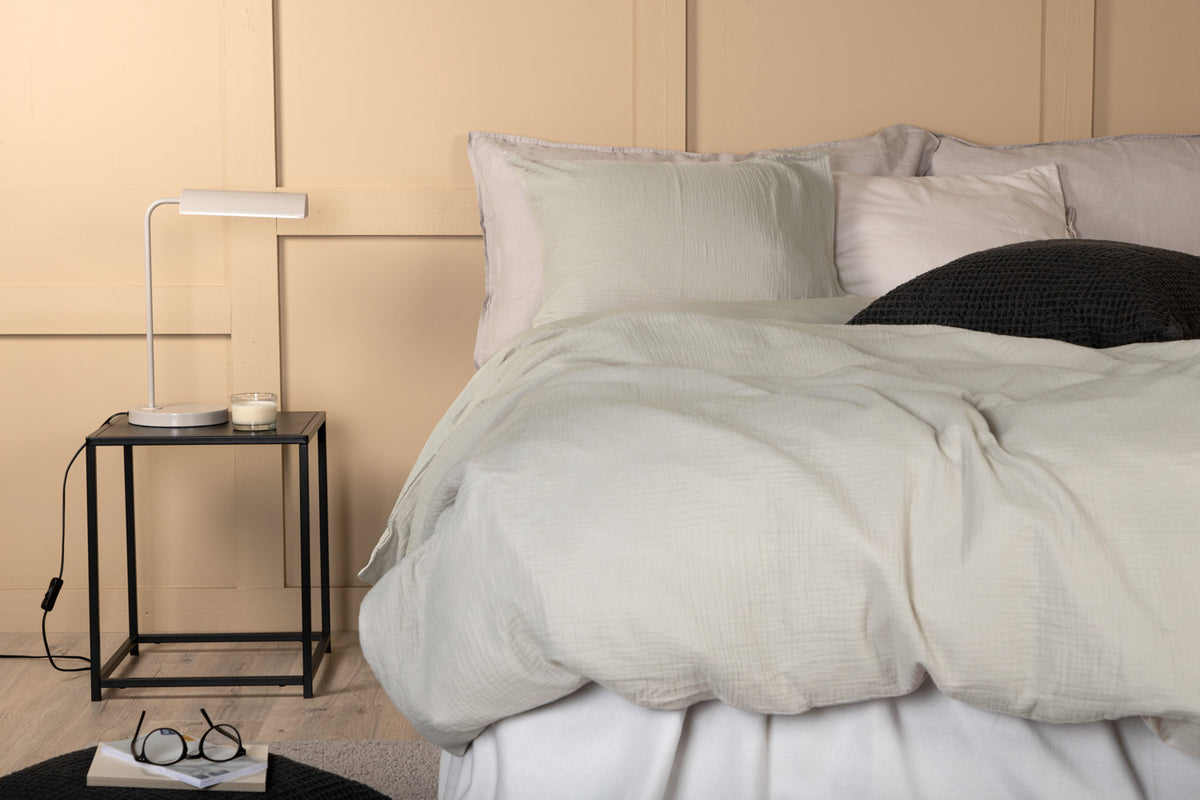 Mila Bed Set 200 x 150 Light Grey