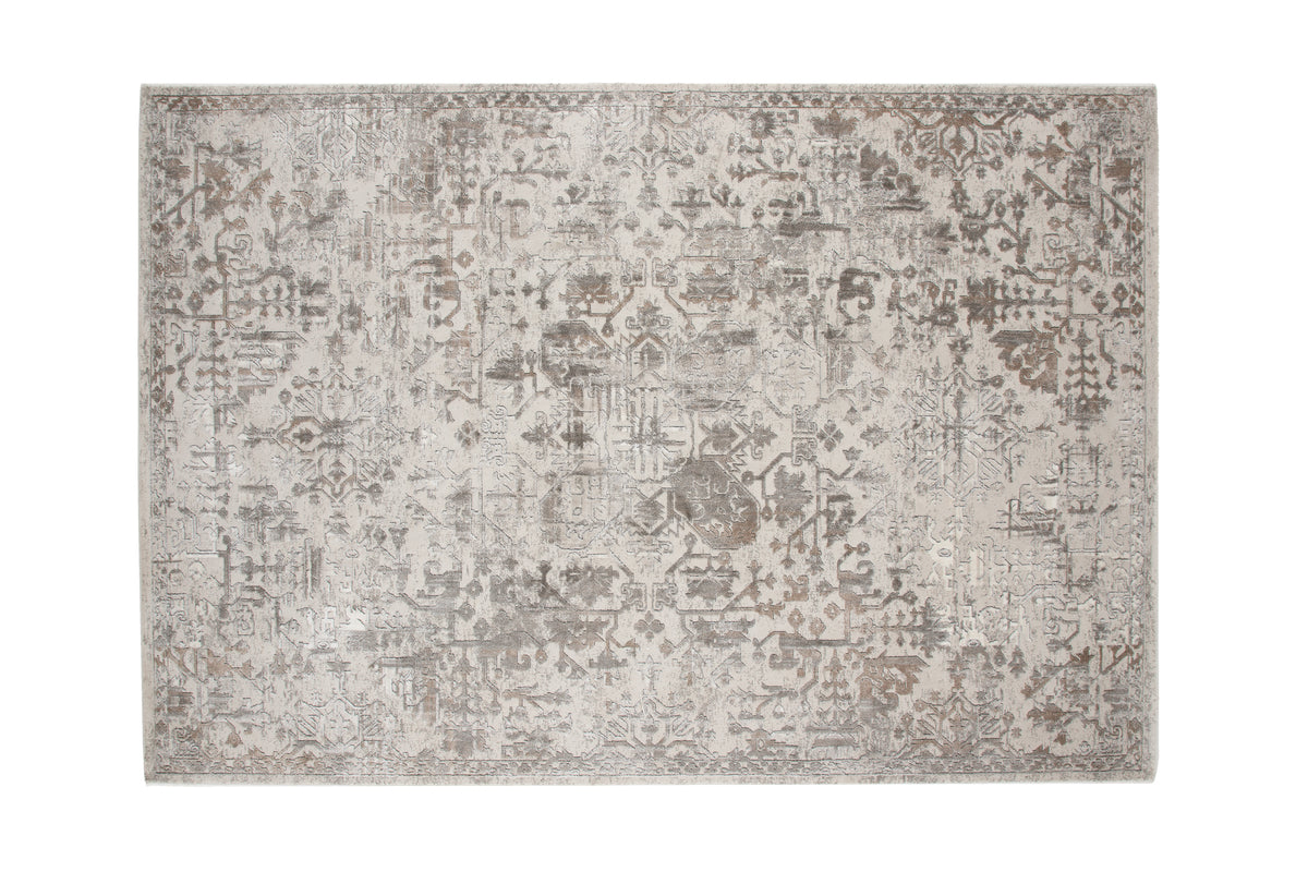 Cleo Rectangular Carpet 230 x 160 Silver