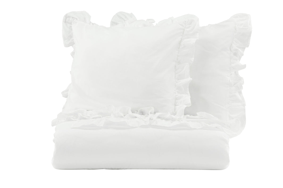 Levi Bed Set 240 x 220 White