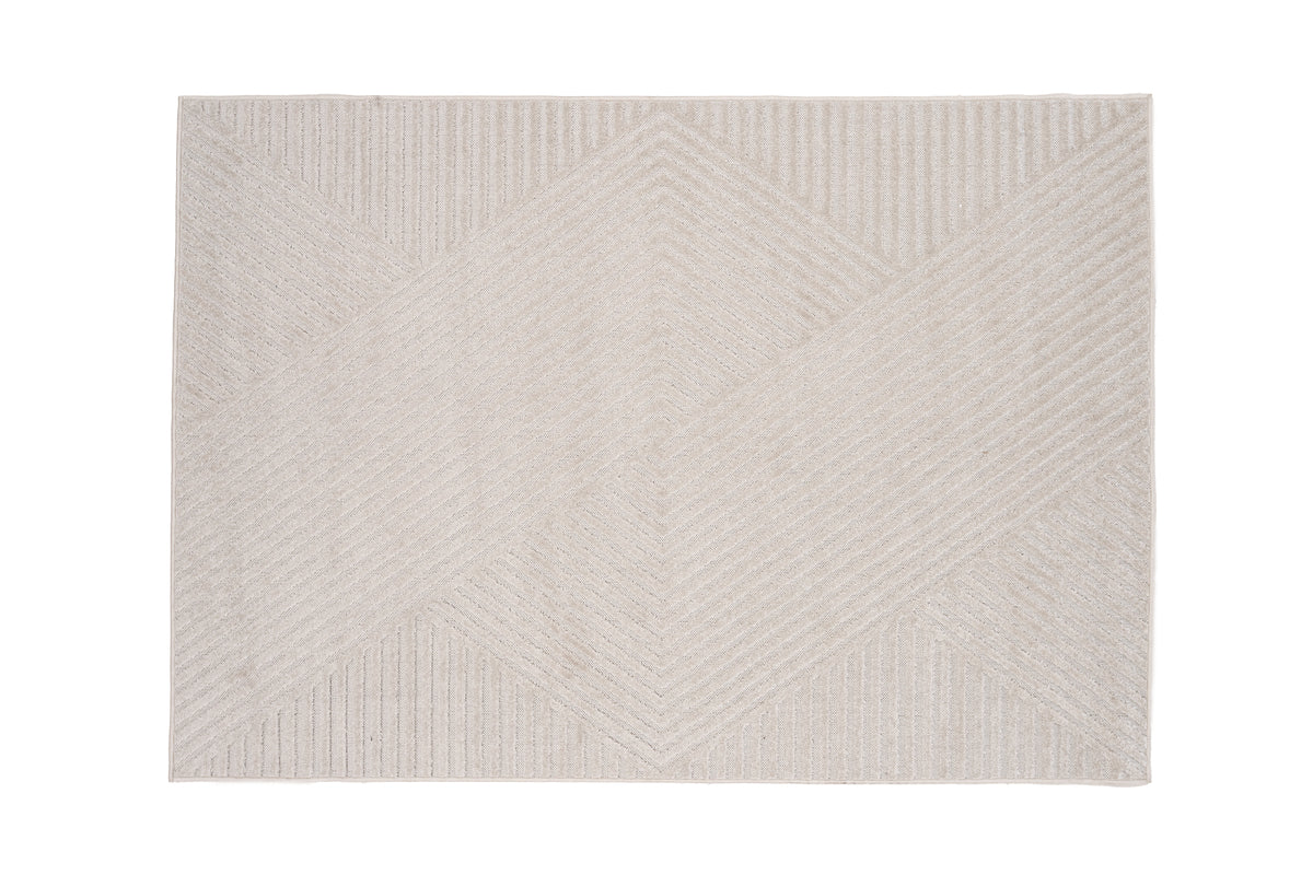 Aron Rectangular Carpet 340 x 240 White