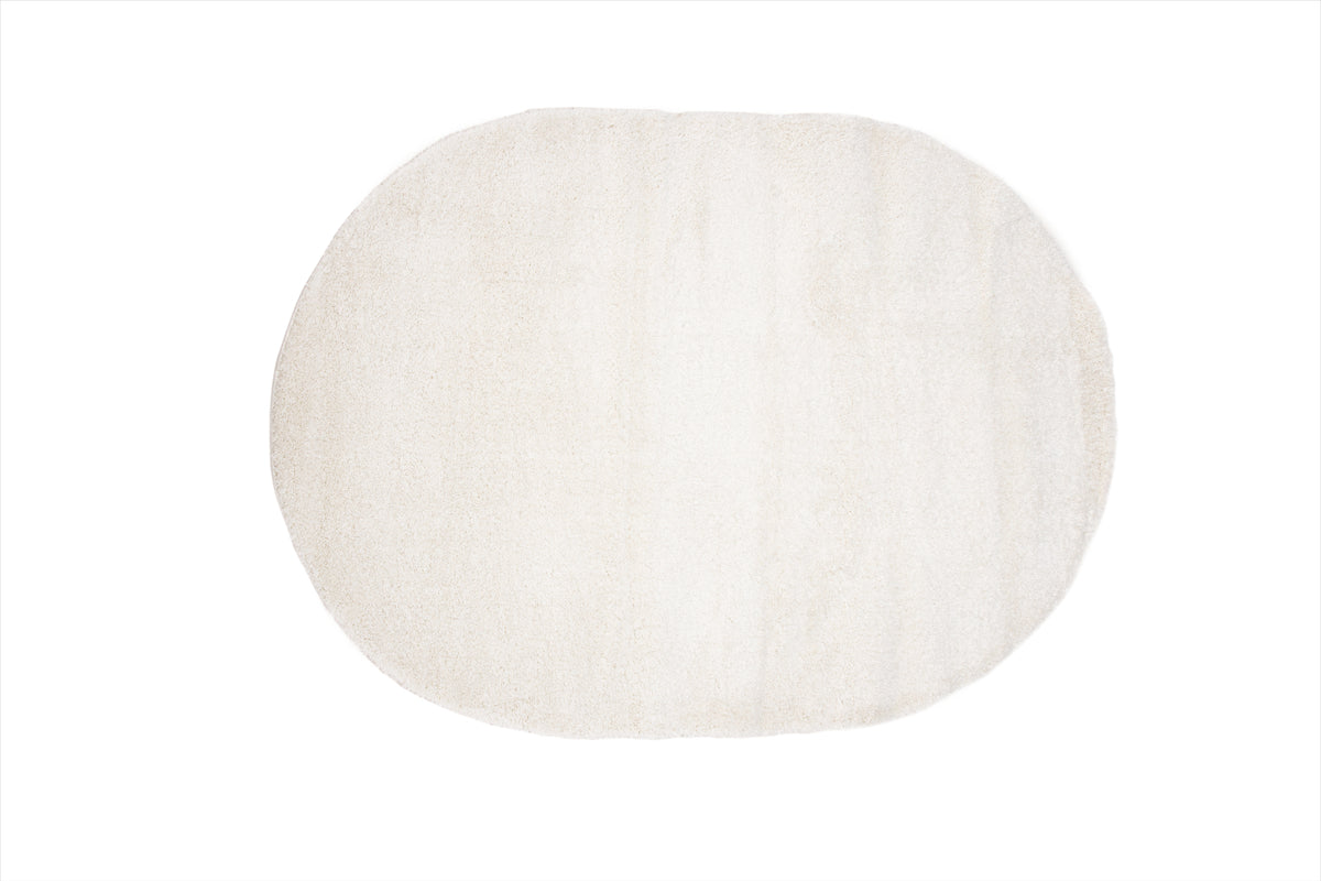 Walter Oval Carpet 340 x 240 White