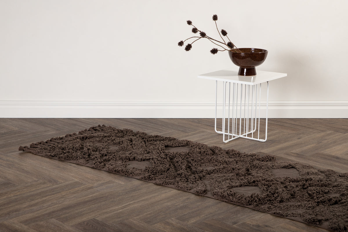 Hilma Rectangular Carpet 70 x 200 Brown