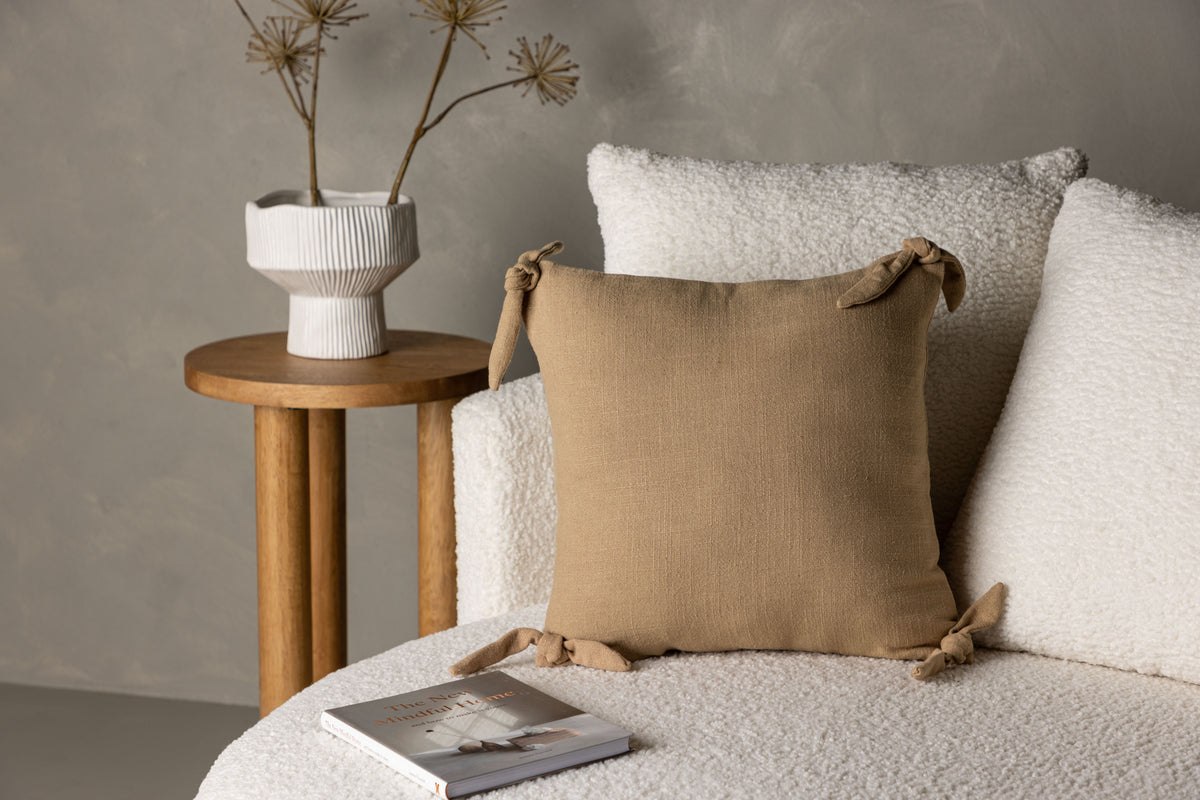 Nora Cushion Cover 40 x 40 Brown