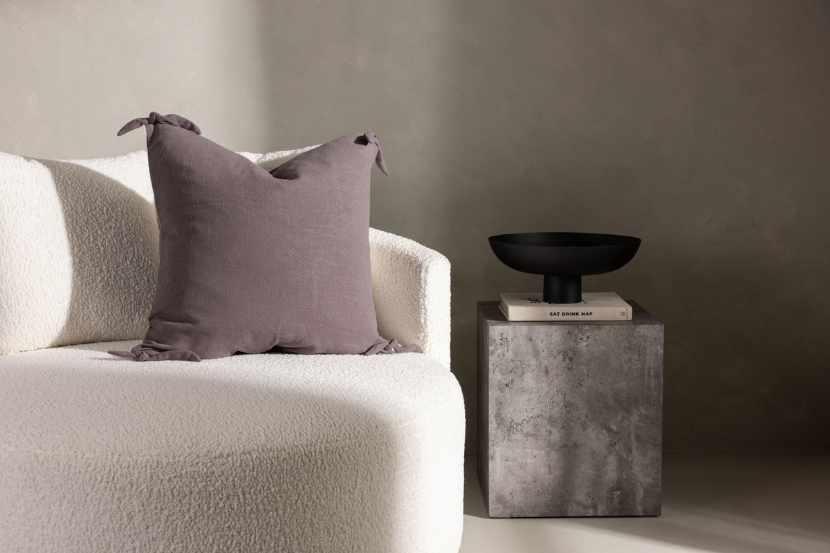 Nora Cushion Cover 60 x 60 Dark Grey