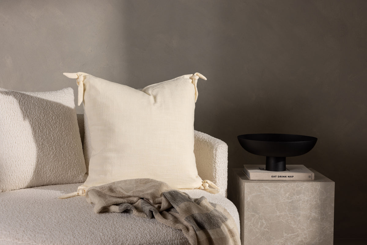 Nora Cushion Cover 60 x 60 White