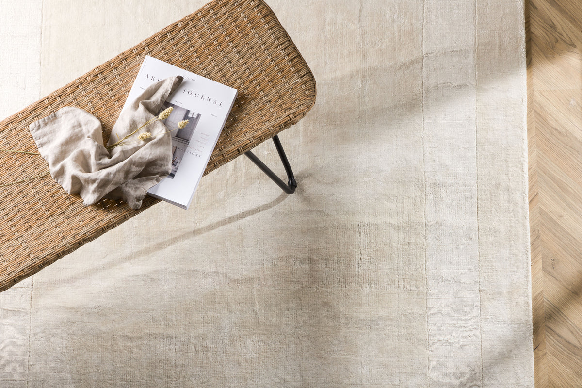 Boston Rectangular Carpet 300 x 200 White