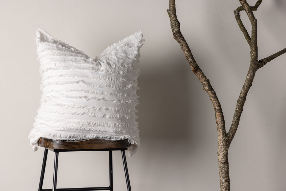 Edith Cushion Cover 60 x 60 White