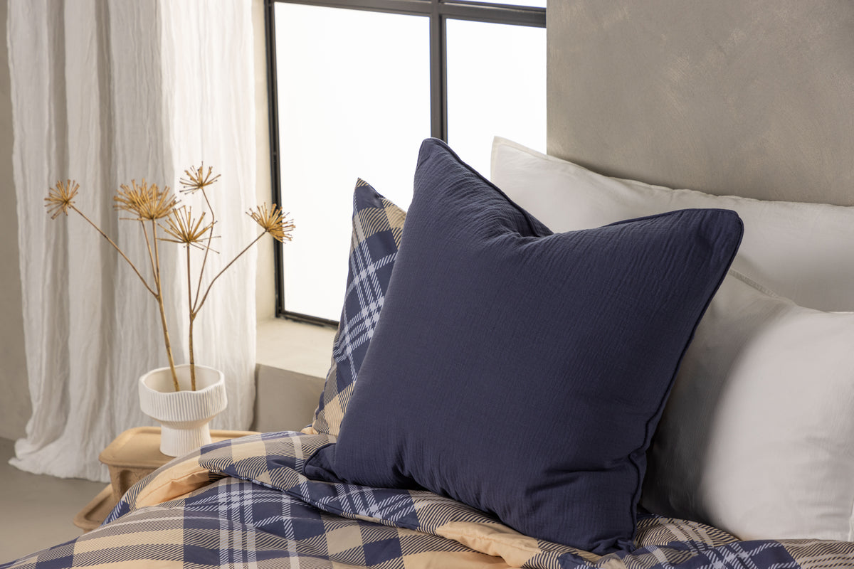 Tyra Cushion Cover 60 x 60 Blue