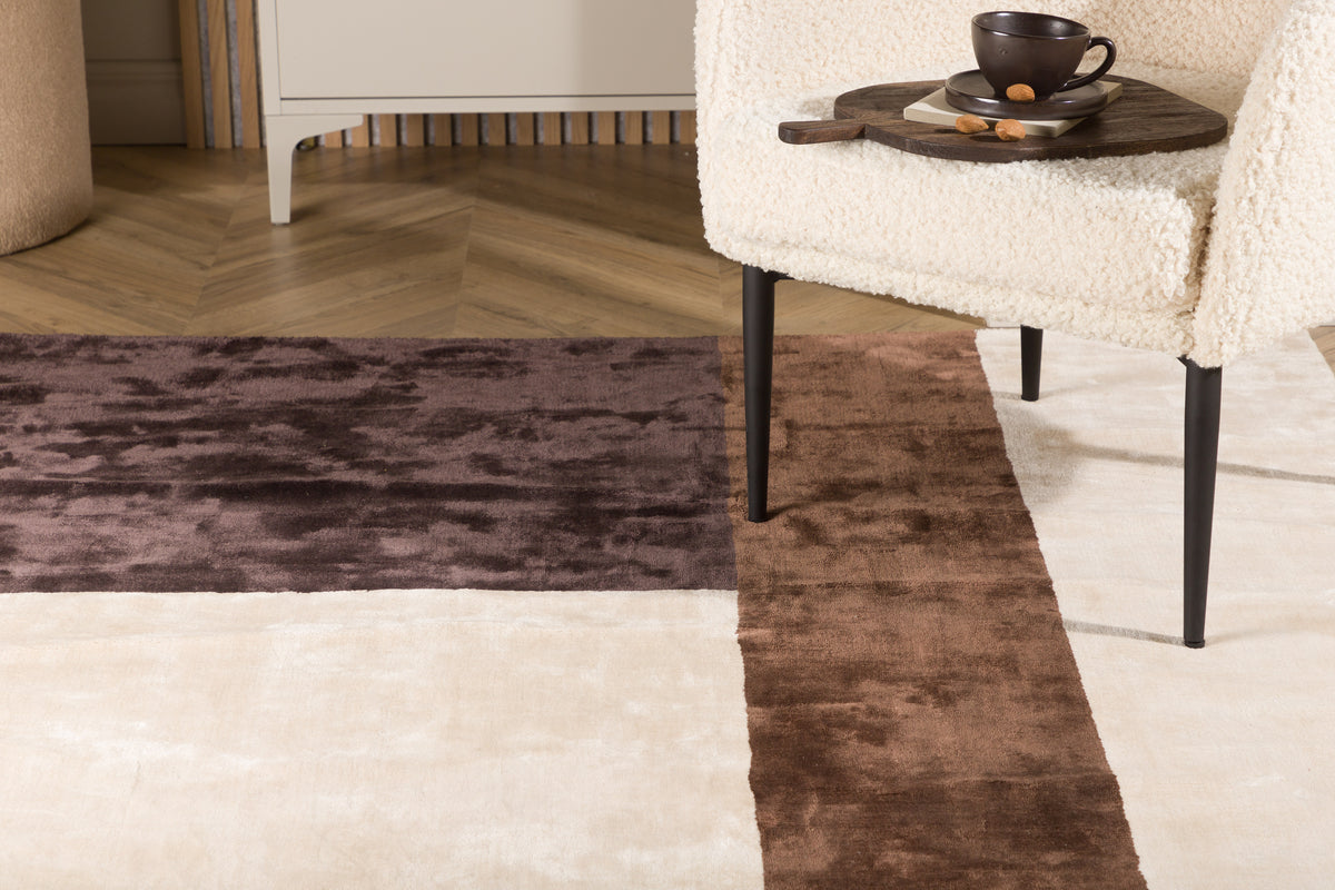 Arvid Rectangular Carpet 162 x 230 Brown