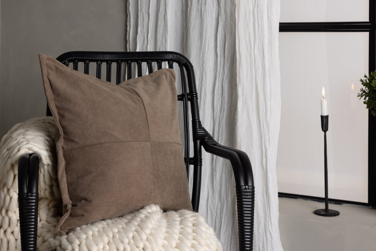 Lykke Cushion Cover 50 x 50 Brown