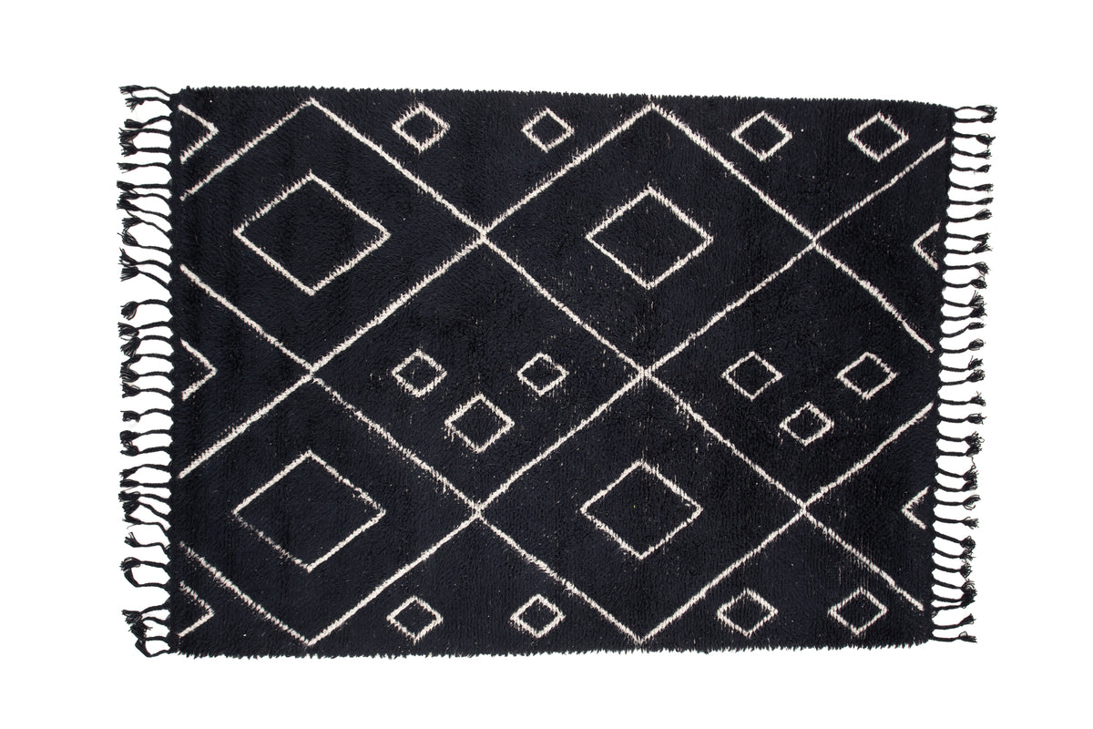 David Rectangular Carpet 300 x 200 Black