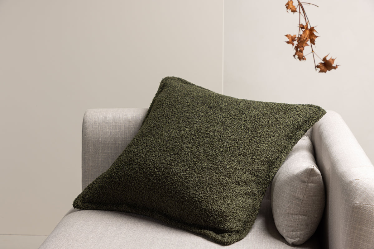 Tuva Cushion Cover 60 x 60 Dark Green