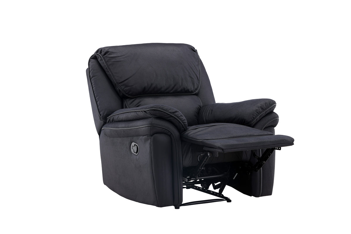Saranda Recliner Armchair Black