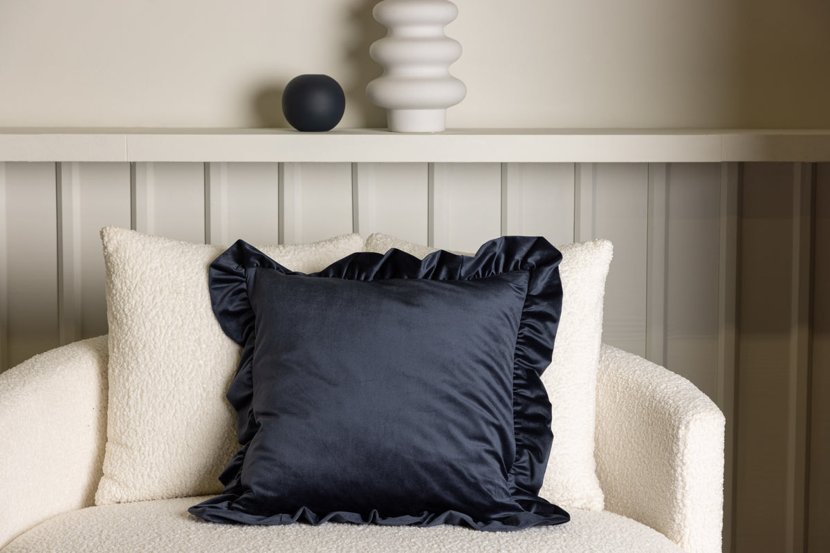Hailey Cushion Cover 50 x 50 Dark Blue