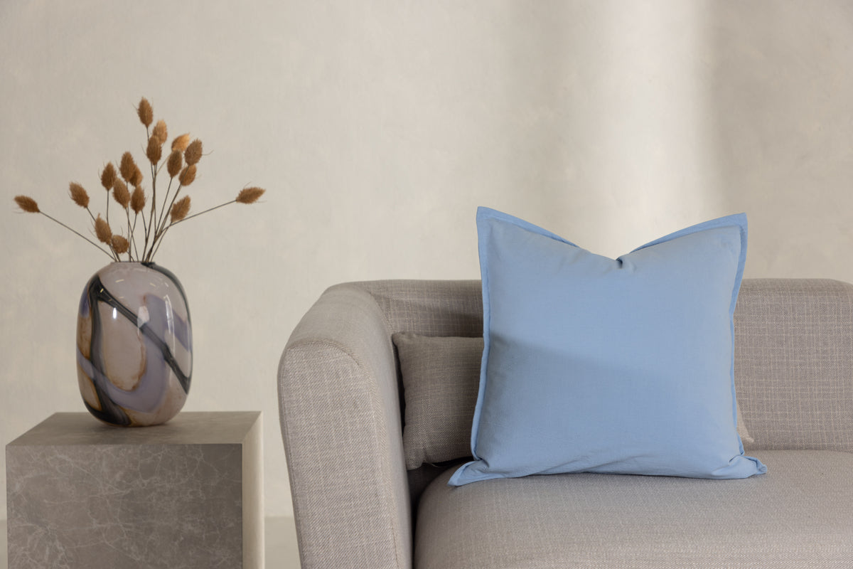 Ronja Cushion Cover 45 x 45 Light Blue